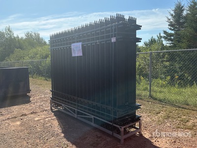 Quantity of (20) 10 ft x 7 ft Powder Coated سياج (Unused)