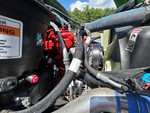 Engine with A/C Compressor