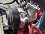 Engine with A/C Compressor