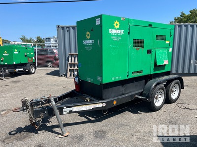 2017 Multiquip DCA-70SSIU4F 56 kW Mobile Zestaw prądotwórczy