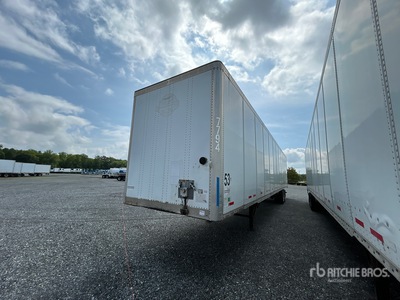 2014 Wabash 53 ft x 102 in T/A Van Trailer