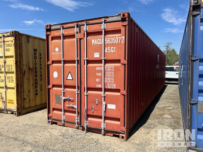 2014 40 ft High Cube Storage Container