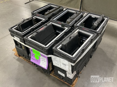 (6) Assorted Harris Storage Cases