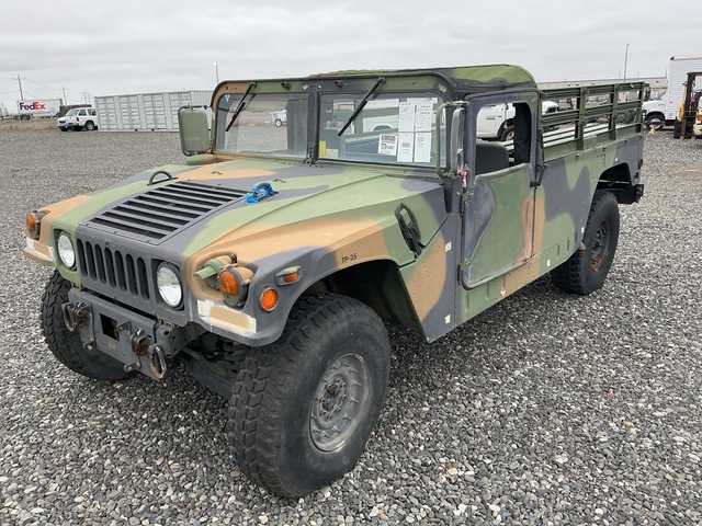 1997 AM General M1097A2 HMMWV 2 Door Soft Top w/Truck Body