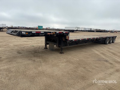 2015 Manac 50 ft Tri/A 50 ft Extendable Step Deck Trailer