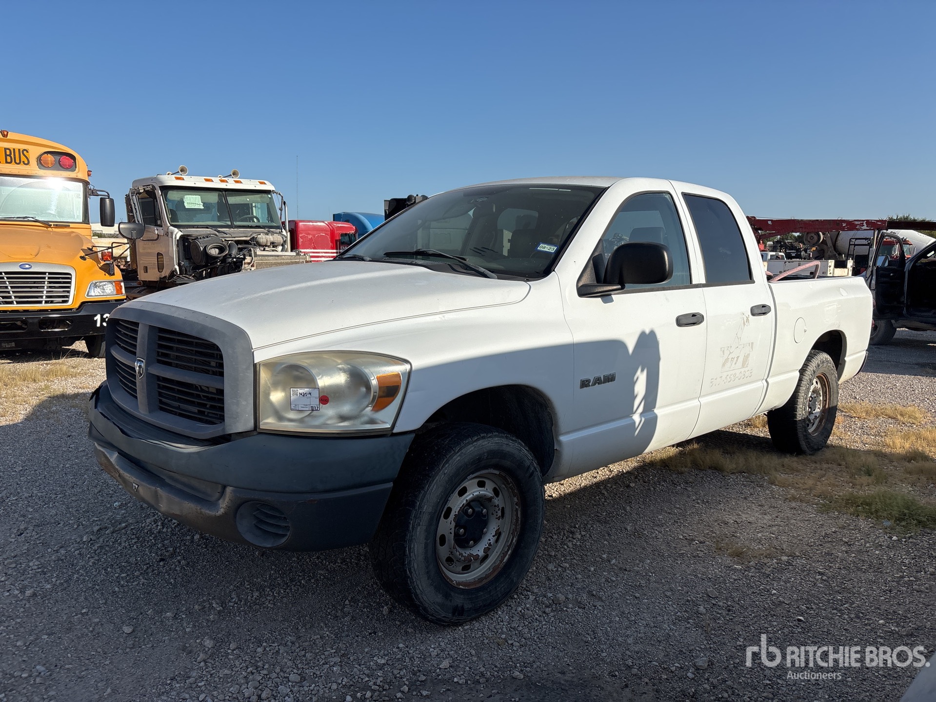 2008 Dodge Ram 1500 4x4 Crew Cab Pickup (Inoperable)
