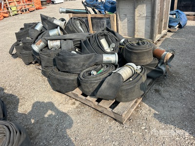 Quantity of (3) Pallets of 6 in Hose