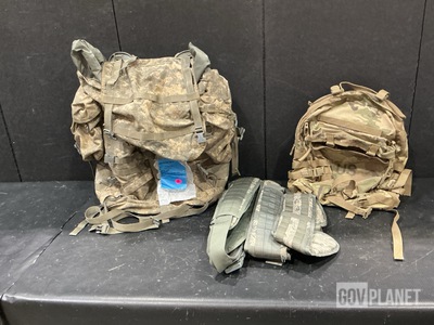 (25) Load Carriers, (55) Hydration Carriers, (27) Waist Belts & Assorted Items
