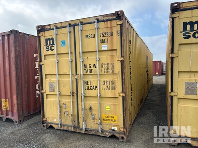 40 ft High Cube Lagercontainer