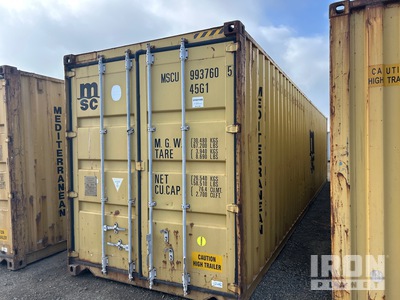 40 ft High Cube Lagercontainer