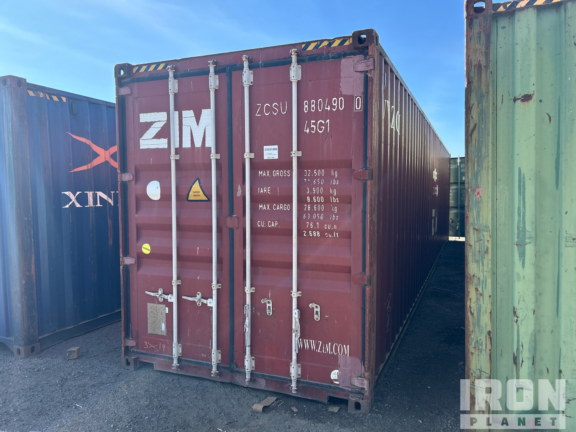 40 ft High Cube Container per stoccaggio