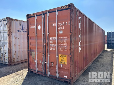 40 ft High Cube Lagercontainer