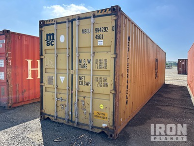 40 ft High Cube Lagercontainer