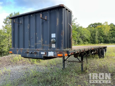 1995 Transcraft TL-2000 W2 45 ft T/A Spread Axle Flatbed Trailer