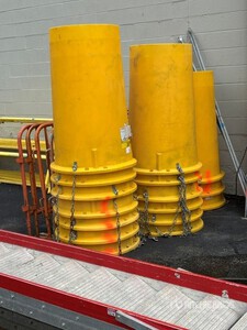 Quantity of (3) Trash Chutes