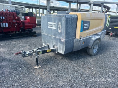 2021 Atlas Copco XATS400JDFT4 400 cfm Mobile Compresseur à air