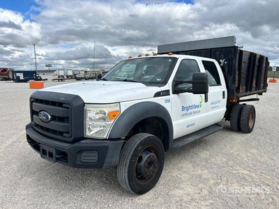 2016 Ford F-450 XL 4x2 Crew Cab Camión plataforma volquete