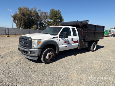 2015 Ford F-450 4x2 Flatbed Dump Truck