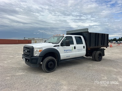 2015 Ford F-450 XL 4x2 Crew Cab Camión plataforma volquete