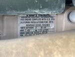 Engine with Emission Label