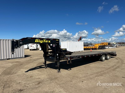 2012 Big Tex 30 ft T/A Gooseneck Apparatuur aanhangwagen