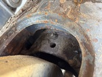 Undercarriage with Left Track Tensioner