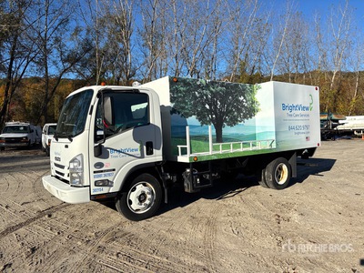 2017 Isuzu NRR 4x2 4 Tank Chemical Sprayer Landscape Truck