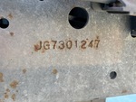 General Appearance with Frame Stamp Serial Number/VIN Photo