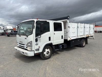 2019 Isuzu NPR 4x2 Crew Cab شاحنة تنسيق الحدائق