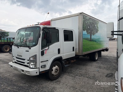 2018 Isuzu NPR HD 4x2 Crew Cab Van Truck