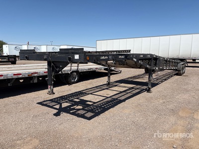 2004 SNCT Tri/A 3 Car Open Gooseneck Car Carrier Trailer