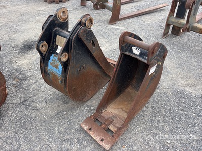 Quantity of (2) 16 in Excavator Bucket