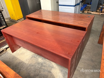 Quantity of (2) 5 ft 6 in x 2 ft 6 in Desk
