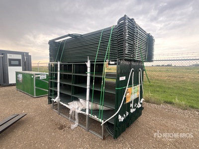 Quantity of (56) 2026 Suihe NP10-54-2 10 ft Powder Coated Livestock Panel (Unused)