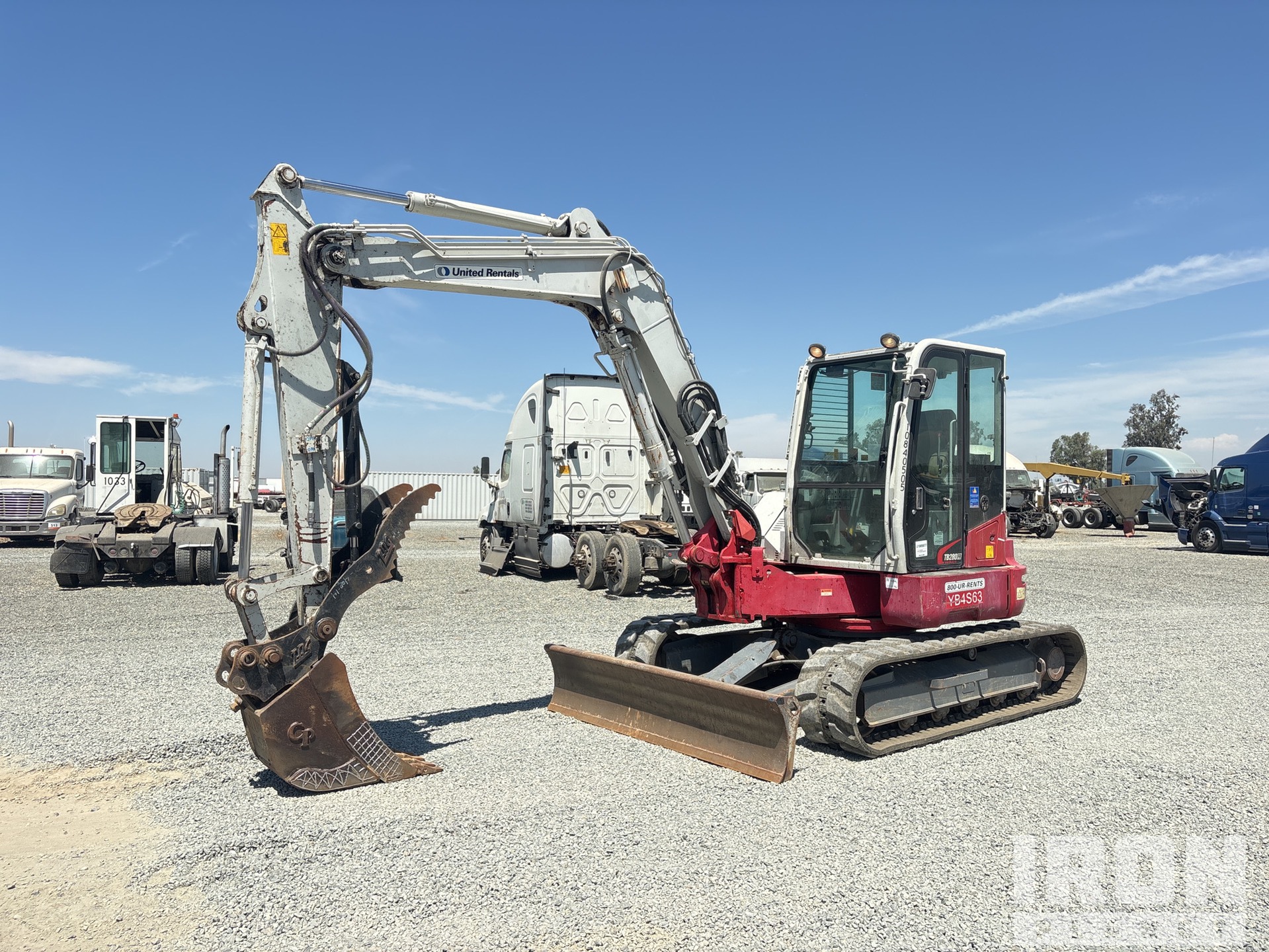 2018 Takeuchi TB280FR Mini Excavator