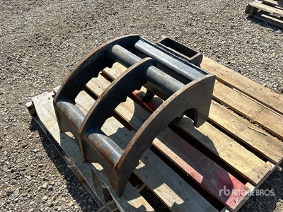 Bobcat 20 in Q/C Root/Brush Rastrillo para excavadora - Fits Bobcat E50