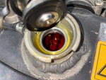 Engine with Cooling System Leaks