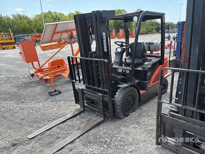 Doosan G25N-7 4600 lb Cushion Tire Forklift