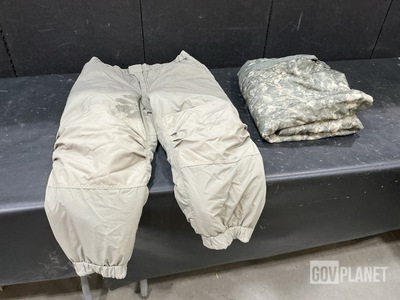 (23) Wet Weather Poncho Liners, (1) Rolling Bin & Assorted Items