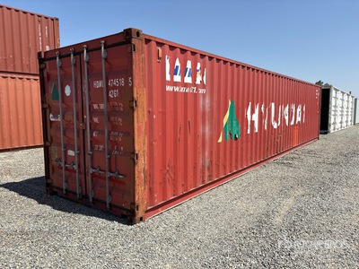2008 40 ft High Cube Storage Container