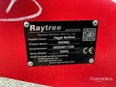 2026 Raytree RMDB82 82 in Retroexcavadora para minicargadora (Unused)