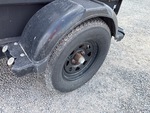 Trailer Chassis with Left Rear Tire