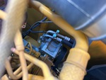 Engine with A/C Compressor