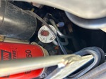 Engine with A/C Compressor