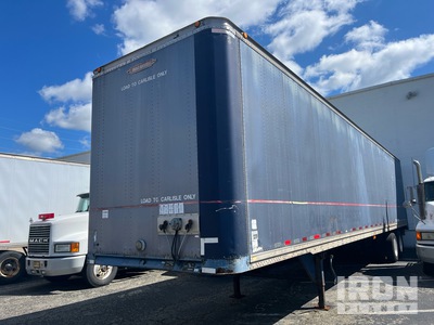 1993 Trailmobile 48 ft x 102 in T/A Semi-remorque fourgon