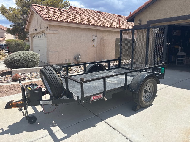 2008 General Rich 8 ft S/A Utility Trailer
