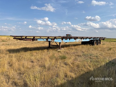 55 ft T/A Bale Flatbed Trailer
