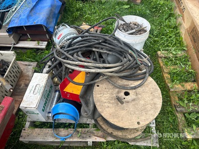 Hose, Face Shield, Grease , Corded Saw & Nails