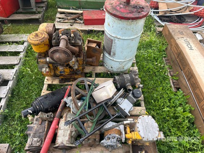 Quantity of Starter, Hydraulic Pump, Manual Grease Pump & Engine