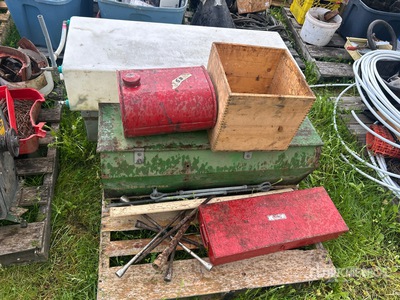 Assorted Tanks, Toolboxes & Shop Items